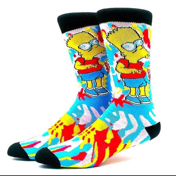 The Simpsons - Socks, Bart & Kwik-E-Mart Slushie - Picture 1 of 1